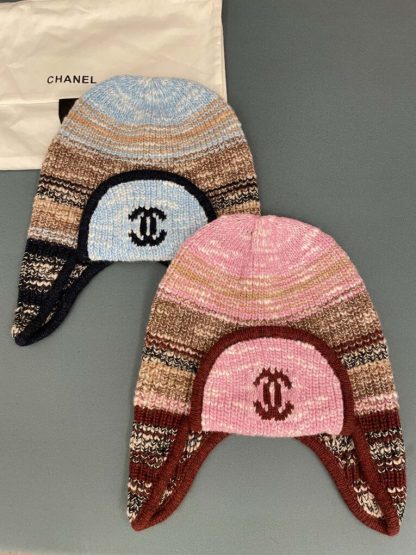  CHANEL Wool Skiing Hat Multicolor 2025 #4084 - Image 4