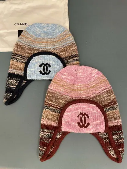  CHANEL Wool Skiing Hat Multicolor 2025 #4084 - Image 4