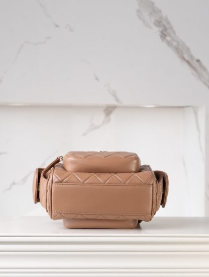 REPLICA CHANEL SMALL CAMERA CASE CARAMEL #4033 - Image 15