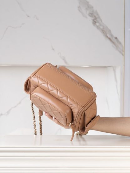 REPLICA CHANEL SMALL CAMERA CASE CARAMEL #4033 - Image 19
