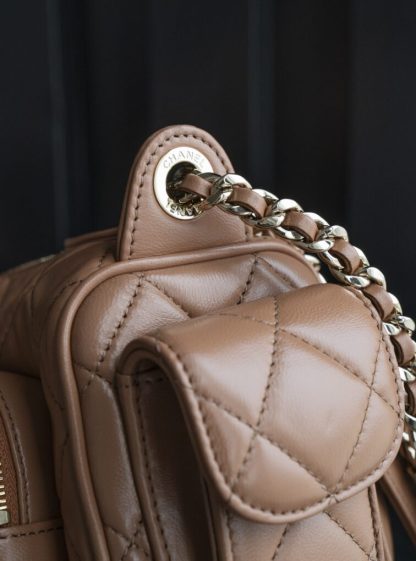 REPLICA CHANEL SMALL CAMERA CASE CARAMEL #4033 - Image 9
