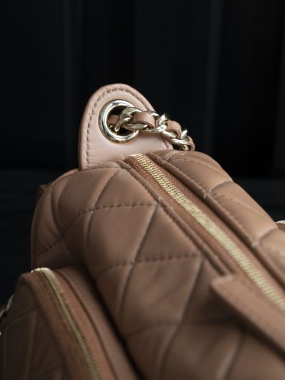 REPLICA CHANEL SMALL CAMERA CASE CARAMEL #4033 - Image 10