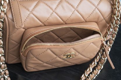 REPLICA CHANEL SMALL CAMERA CASE CARAMEL #4033 - Image 2