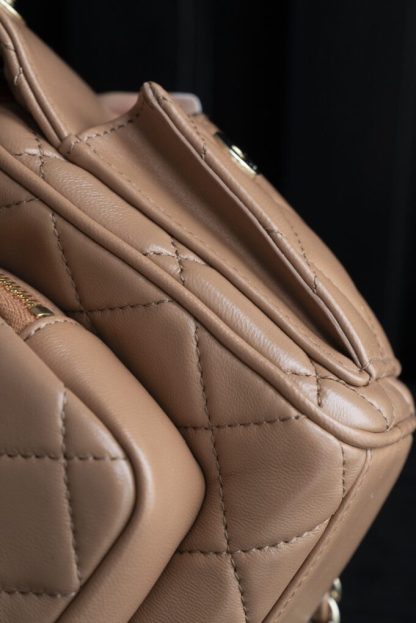 REPLICA CHANEL SMALL CAMERA CASE CARAMEL #4033 - Image 4