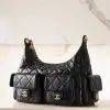 REPLICA CHANEL MAXI HOBO BAG BLACK 2025 #4036