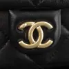 REPLICA CHANEL MAXI HOBO BAG BLACK LAMBSKIN 2025 #4036 - Image 16
