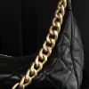 REPLICA CHANEL MAXI HOBO BAG BLACK LAMBSKIN 2025 #4036 - Image 15