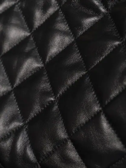 REPLICA CHANEL MAXI HOBO BAG BLACK LAMBSKIN 2025 #4036 - Image 21
