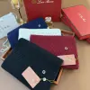  Loro Piana Vallé Scarf Cashmere Navy Blue #4017 - Image 2