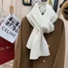  Loro Piana Vallé Scarf Cashmere White #4015 - Image 4