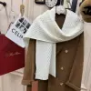  Loro Piana Vallé Scarf Cashmere White #4015 - Image 2