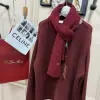  Loro Piana Vallé Scarf Cashmere Weathering Steel Melange #4014 - Image 6