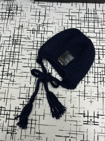  Miu Miu Wool trapper hat with Scarf #4079 - Image 11