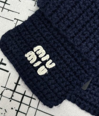  Miu Miu Wool trapper hat with Scarf #4079 - Image 6
