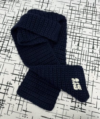  Miu Miu Wool trapper hat with Scarf #4079 - Image 7