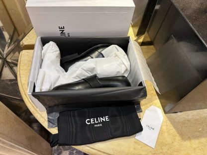 REPLICA CELINE MALAQUAIS TRIOMPHE LOAFER IN POLISHED BULL #3927 - Image 10