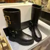 REPLICA CELINE BIKER MID BOOT WITH HARNESS IN CALFSKIN #3922 - Image 4
