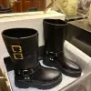 REPLICA CELINE BIKER MID BOOT WITH HARNESS IN CALFSKIN #3922 - Image 7