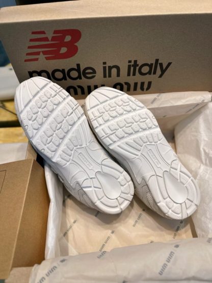  New Balance X Miu Miu 530 SL suede and mesh sneakers #4030 - Image 3