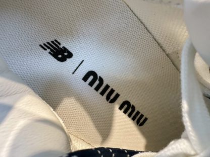  New Balance X Miu Miu 530 SL suede and mesh sneakers #4030 - Image 13