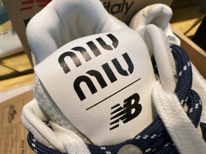  New Balance X Miu Miu 530 SL suede and mesh sneakers #4030 - Image 14