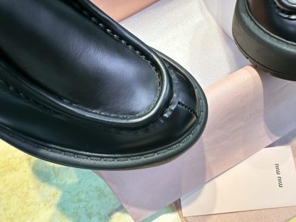  Miu Miu Leather lace-up shoes  #4028 - Image 11