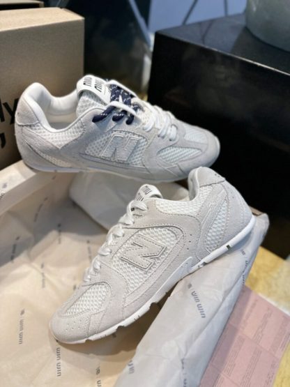  New Balance X Miu Miu 530 SL suede and mesh sneakers #4030 - Image 6