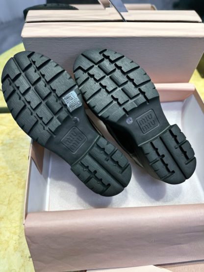  Miu Miu Leather lace-up shoes  #4028 - Image 7