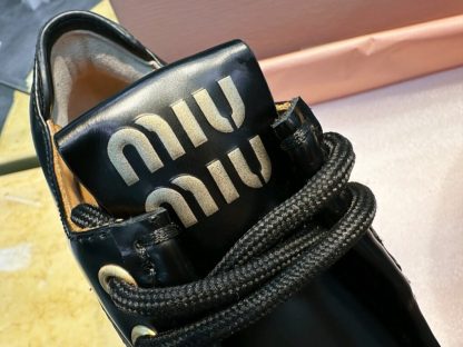  Miu Miu Leather lace-up shoes  #4028 - Image 13
