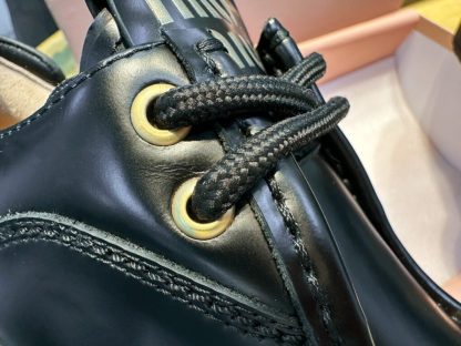  Miu Miu Leather lace-up shoes  #4028 - Image 14