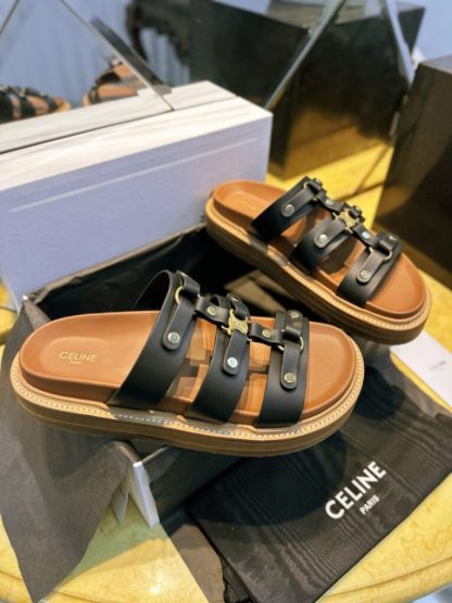 REPLICA CELINE WOMEN'S TIPPI SLIDE IN CALFSKIN #3925 - Image 3
