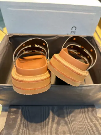REPLICA CELINE WOMEN'S TIPPI SLIDE IN CALFSKIN #3925 - Image 9