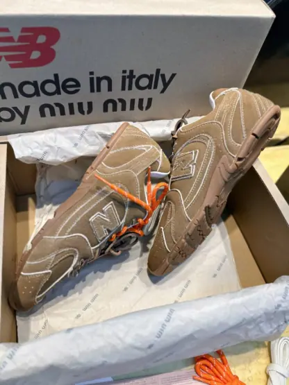  New Balance X Miu Miu 530 SL suede sneakers #4031 - Image 4
