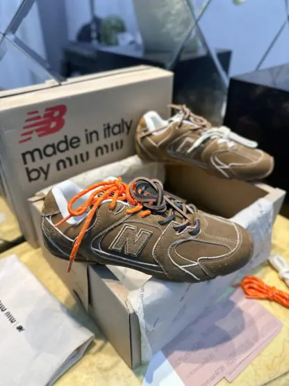  New Balance X Miu Miu 530 SL suede sneakers #4031 - Image 5