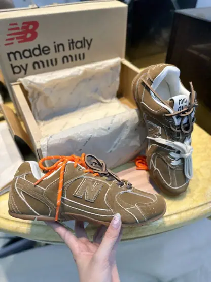  New Balance X Miu Miu 530 SL suede sneakers #4031 - Image 6