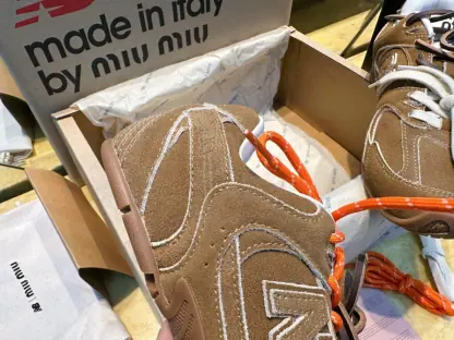  New Balance X Miu Miu 530 SL suede sneakers #4031 - Image 13