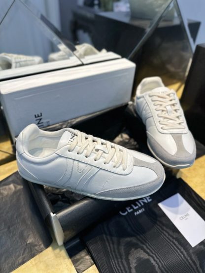 REPLICA CELINE JOGGER LOW LACE-UP SNEAKER IN CALFSKIN & SUEDE CALFSKIN #3924 - Image 15