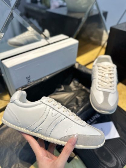 REPLICA CELINE JOGGER LOW LACE-UP SNEAKER IN CALFSKIN & SUEDE CALFSKIN #3924 - Image 17