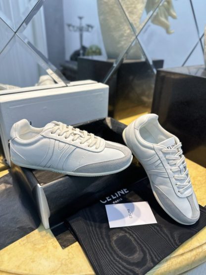 REPLICA CELINE JOGGER LOW LACE-UP SNEAKER IN CALFSKIN & SUEDE CALFSKIN #3924 - Image 13