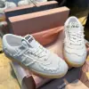  Miu Miu Denim sneakers White #4024 - Image 7