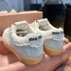  Miu Miu Denim sneakers White #4024 - Image 9