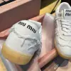  Miu Miu Denim sneakers White #4024 - Image 13