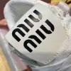  Miu Miu Denim sneakers White #4024 - Image 15