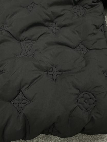 Louis Vuitton Monogram Quilted Hooded Blouson 1AFA72 #3985 - Image 11