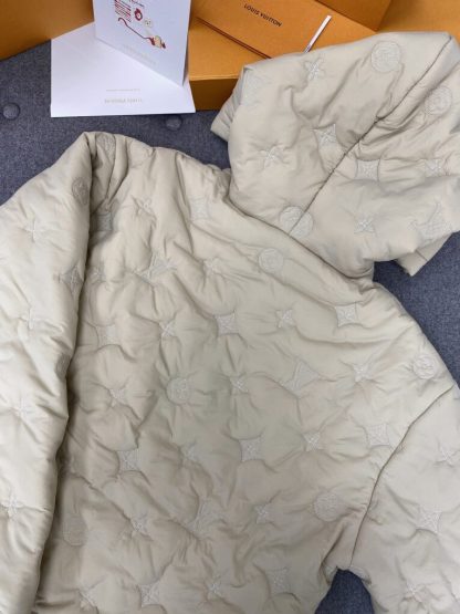  Louis Vuitton Monogram Quilted Nylon Hooded Blouson 1AFYAH #3986 - Image 7