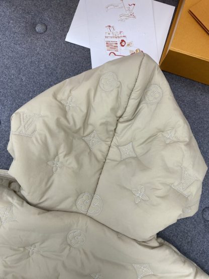  Louis Vuitton Monogram Quilted Nylon Hooded Blouson 1AFYAH #3986 - Image 12