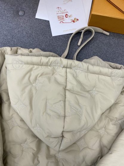  Louis Vuitton Monogram Quilted Nylon Hooded Blouson 1AFYAH #3986 - Image 15