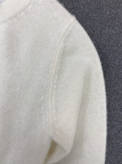  Louis Vuitton Brushed Knit Jumper 1AGHCT White #3988 - Image 13