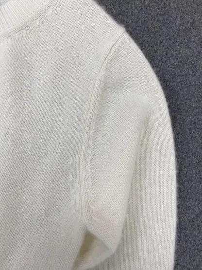  Louis Vuitton Brushed Knit Jumper 1AGHCT White #3988 - Image 13