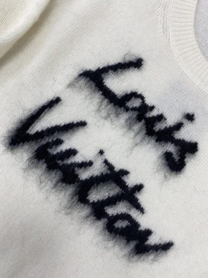  Louis Vuitton Brushed Knit Jumper 1AGHCT White #3988 - Image 19